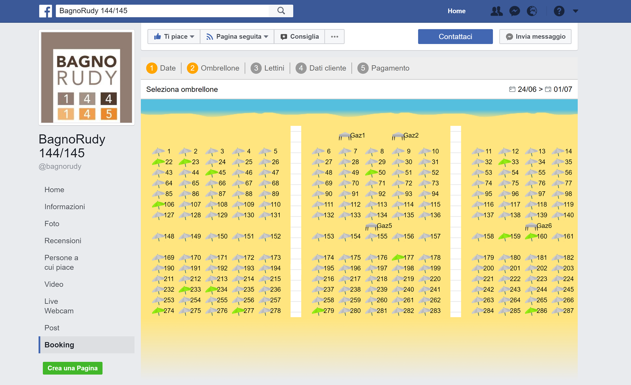 YourBeach Facebook tab
