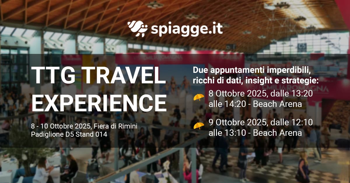 Spiagge.it Guida l'Era Digitale del Balneare a TTG 2025