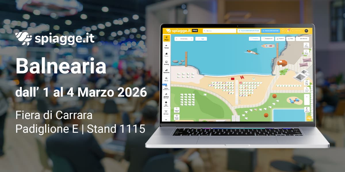 Spiagge.it a Balnearia 2026: il futuro del settore balneare in fiera a Carrara