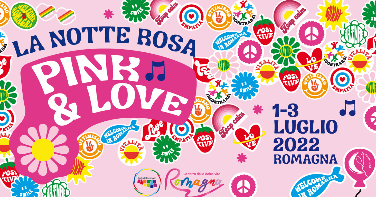 Notte Rosa 2022 in Riviera Romagnola: tutto il programma