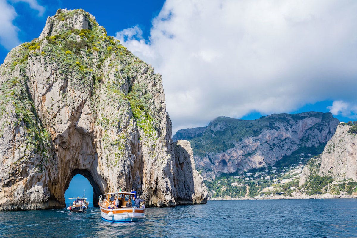 Tour in barca Sorrento e Capri con nuoto e snorkeling