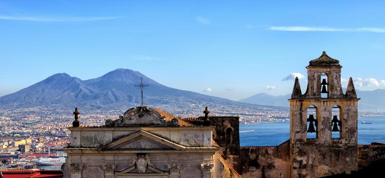 Tour a piedi di un'intera giornata di Pompei e Napoli