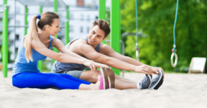 palestra in spiaggia