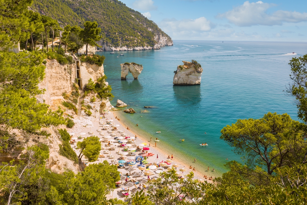 spiagge gargano, baia delle zagare