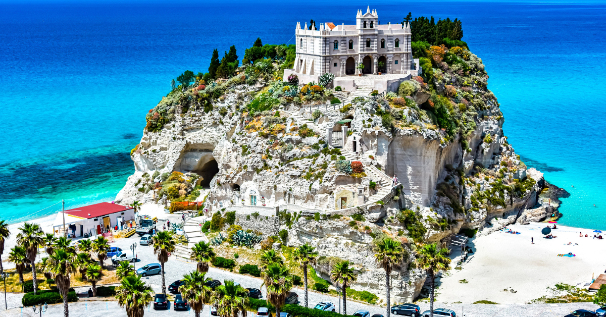 spiagge tropea vista dall'alto
